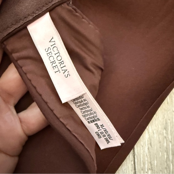 Victoria’s Secret Body By Victoria Wireless Scoop Brown Seamless Bralette XL - Picture 4 of 5